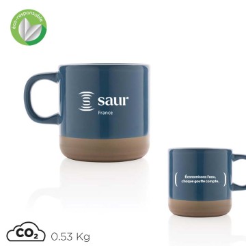 GLAZED CERAMIC MUG 360ML x1...